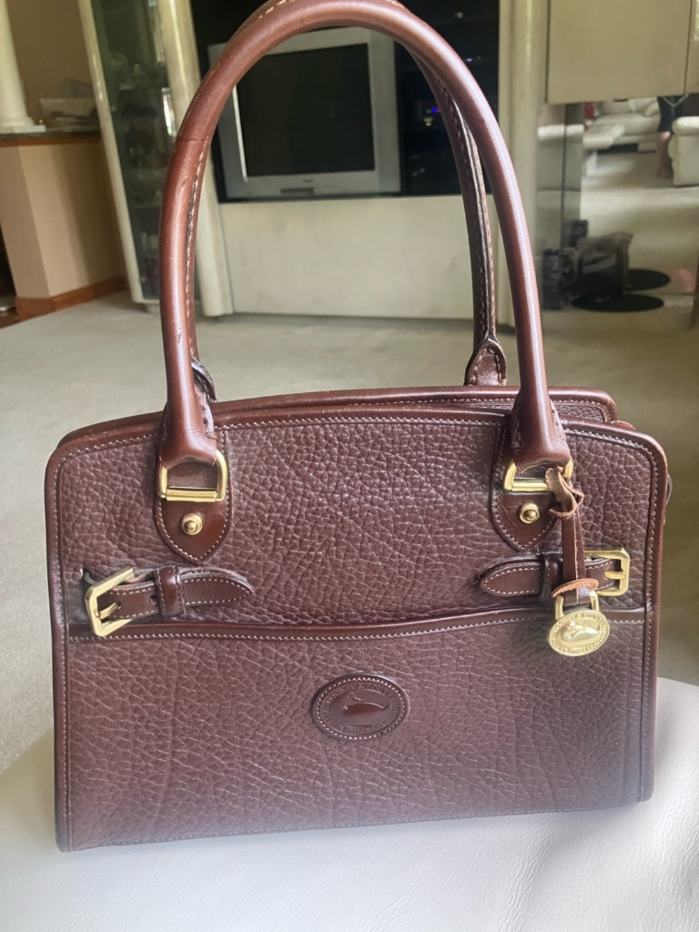 Dooney & Bourke Vintage All Weather Leather Buckle Bag